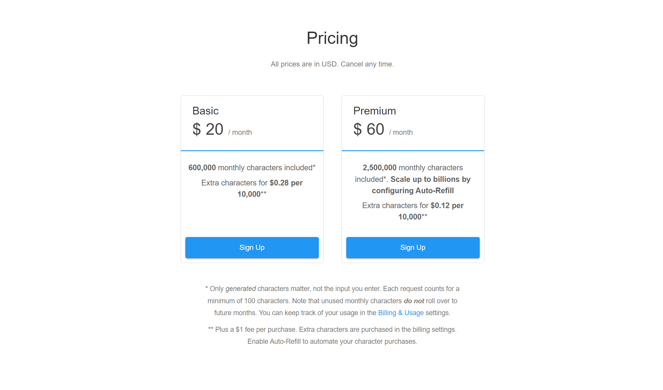 InferKit AI Pricing